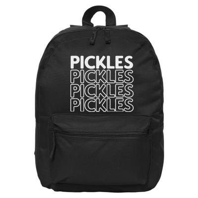 Pickles Retro Green Gift 16 in Basic Backpack