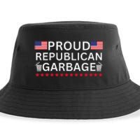 Proud Republican Garbage Support Election Graphic Sustainable Bucket Hat