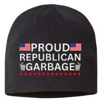 Proud Republican Garbage Support Election Graphic Sustainable Beanie