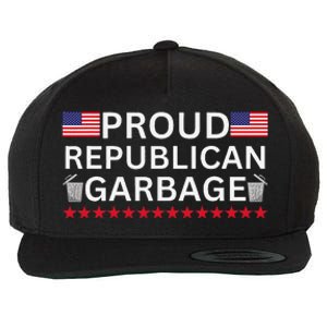 Proud Republican Garbage Support Election Graphic Wool Snapback Cap