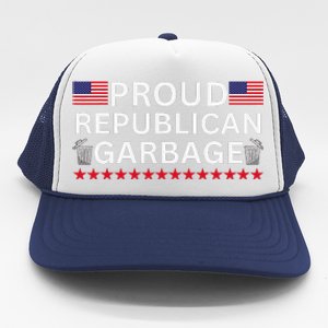 Proud Republican Garbage Support Election Graphic Trucker Hat