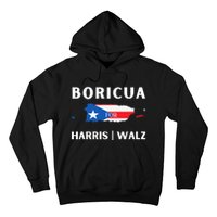 Puerto Ricans Harris 2024 Boricua For Harris Waltz Hoodie