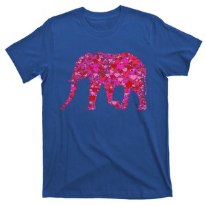 Pink Red Heart Valentines Day Gift Cute Gift Elephant Great Gift T-Shirt