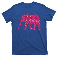 Pink Red Heart Valentines Day Gift Cute Gift Elephant Great Gift T-Shirt