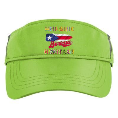 Puerto Rico Hispanic Heritage Month Boricua Adult Drive Performance Visor