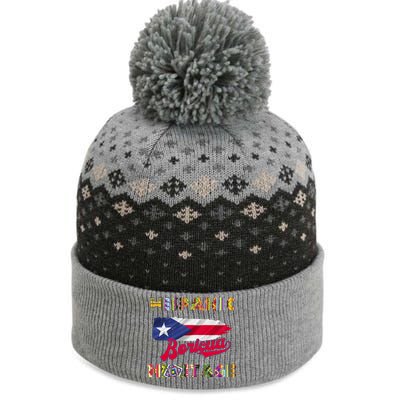 Puerto Rico Hispanic Heritage Month Boricua The Baniff Cuffed Pom Beanie