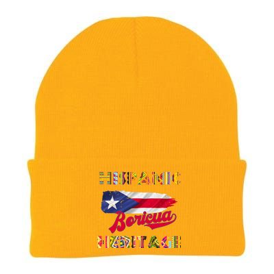 Puerto Rico Hispanic Heritage Month Boricua Knit Cap Winter Beanie