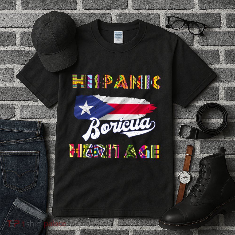 Puerto Rico Hispanic Heritage Month Boricua Tall T-Shirt