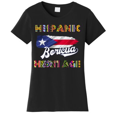 Puerto Rico Hispanic Heritage Month Boricua Women's T-Shirt