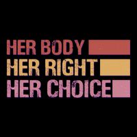Pro Roe Her Body Her Right Her Choice Zip Tote Bag