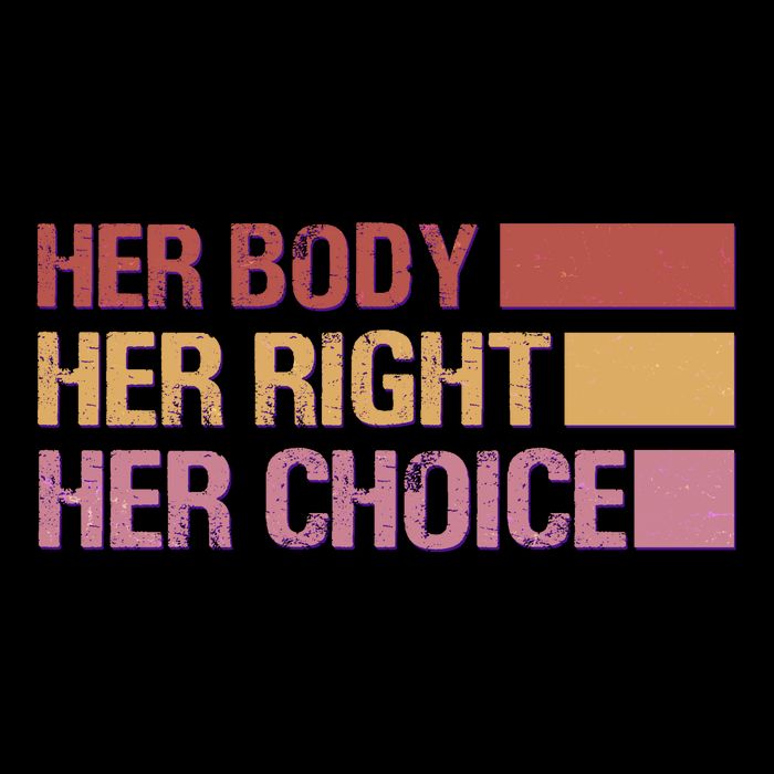 Pro Roe Her Body Her Right Her Choice Zip Tote Bag