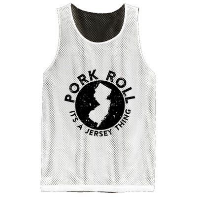Pork Roll Ham Its A New Jersey Thing State Nj Foodie Mesh Reversible Basketball Jersey Tank