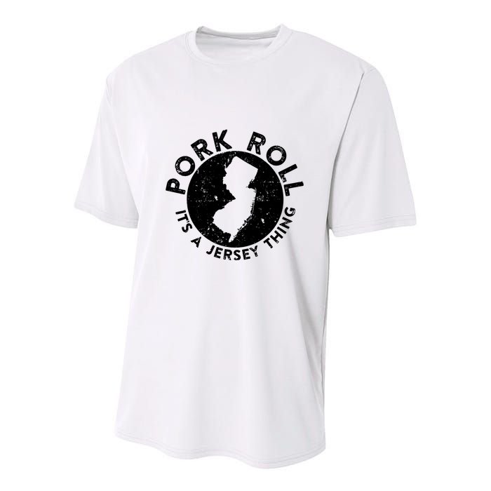 Pork Roll Ham Its A New Jersey Thing State Nj Foodie Youth Performance Sprint T-Shirt