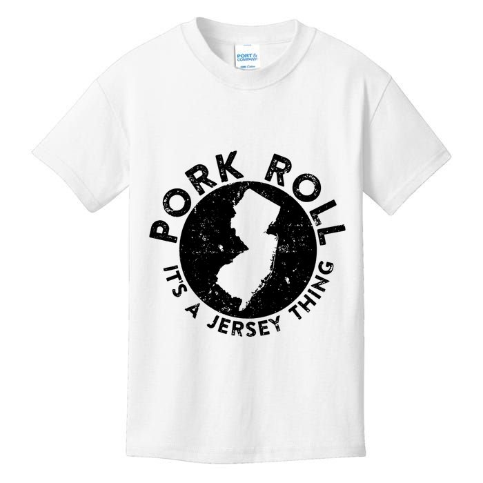 Pork Roll Ham Its A New Jersey Thing State Nj Foodie Kids T-Shirt