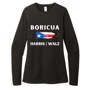 Puerto Ricans Harris 2024 Boricua For Harris Waltz Womens CVC Long Sleeve Shirt