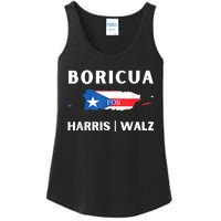 Puerto Ricans Harris 2024 Boricua For Harris Waltz Ladies Essential Tank