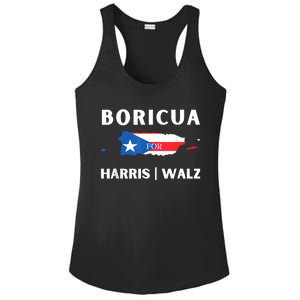 Puerto Ricans Harris 2024 Boricua For Harris Waltz Ladies PosiCharge Competitor Racerback Tank