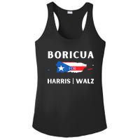 Puerto Ricans Harris 2024 Boricua For Harris Waltz Ladies PosiCharge Competitor Racerback Tank