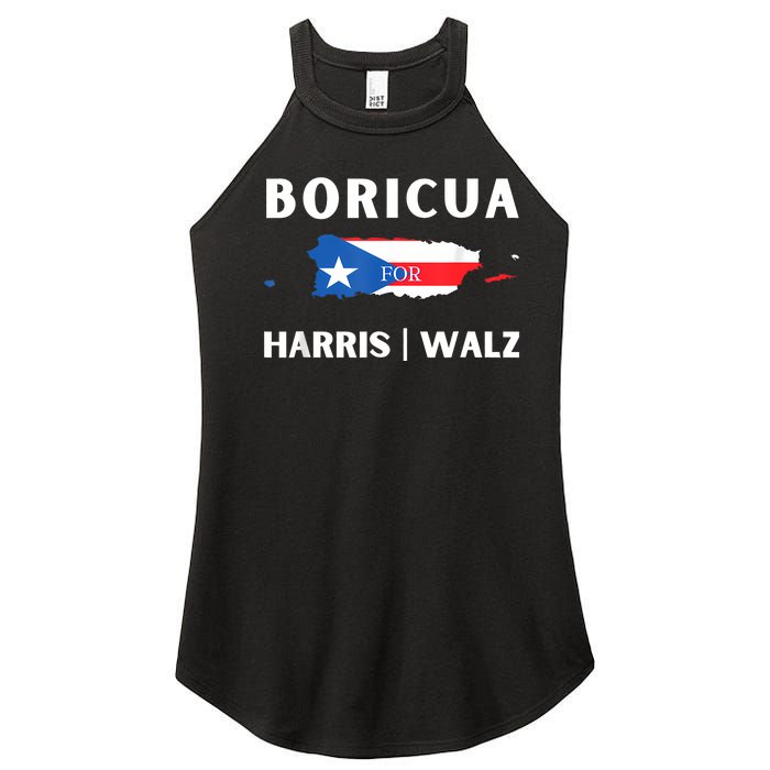 Puerto Ricans Harris 2024 Boricua For Harris Waltz Women's Perfect Tri Rocker Tank