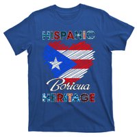 Puerto Rican Hispanic Heritage Boricua Puerto Rico Flag T-Shirt