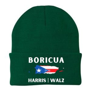 Puerto Ricans Harris 2024 Boricua For Harris Waltz Knit Cap Winter Beanie