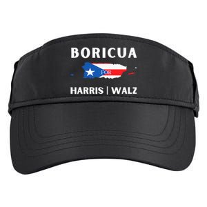 Puerto Ricans Harris 2024 Boricua For Harris Waltz Adult Drive Performance Visor