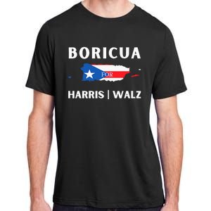 Puerto Ricans Harris 2024 Boricua For Harris Waltz Adult ChromaSoft Performance T-Shirt