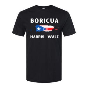 Puerto Ricans Harris 2024 Boricua For Harris Waltz Softstyle CVC T-Shirt