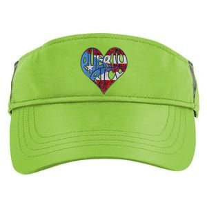 Puerto Rico Heart Adult Drive Performance Visor