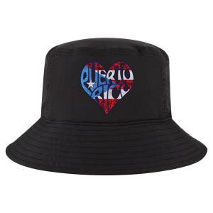 Puerto Rico Heart Cool Comfort Performance Bucket Hat