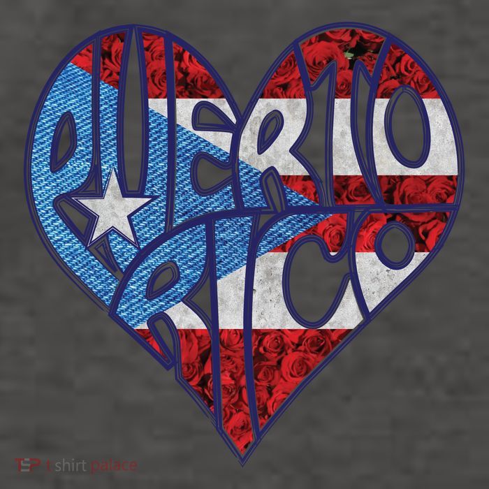 Puerto Rico Heart Vector Backpack