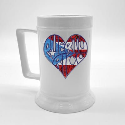 Puerto Rico Heart Beer Stein