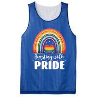 Pride Rainbow Heart Pride Gift Bursting With Pride Gift Mesh Reversible Basketball Jersey Tank