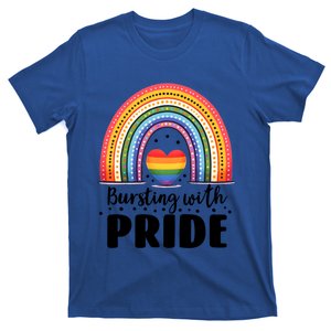 Pride Rainbow Heart Pride Gift Bursting With Pride Gift T-Shirt