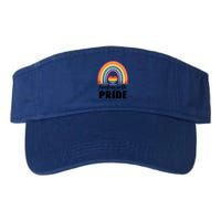 Pride Rainbow Heart Pride Gift Bursting With Pride Gift Valucap Bio-Washed Visor