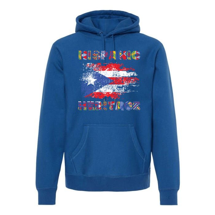 Puerto Rico Hispanic Heritage Month Gift Design Idea Gift Premium Hoodie