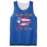 Puerto Rico Hispanic Heritage Month Gift Design Idea Gift Mesh Reversible Basketball Jersey Tank