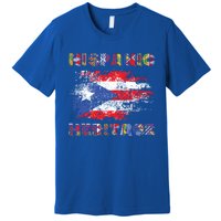 Puerto Rico Hispanic Heritage Month Gift Design Idea Gift Premium T-Shirt