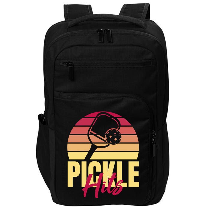 Pickleball Retro Hits Impact Tech Backpack