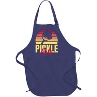 Pickleball Retro Hits Full-Length Apron With Pockets