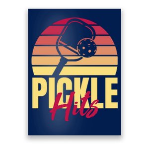 Pickleball Retro Hits Poster