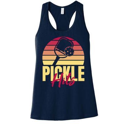 Pickleball Retro Hits Women's Racerback Tank