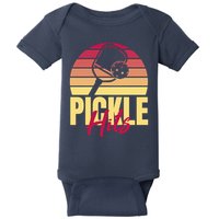 Pickleball Retro Hits Baby Bodysuit
