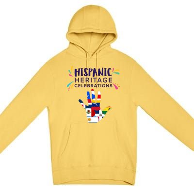 Puerto Rico Hispanic Heritage Gift Idea Funny Gift Premium Pullover Hoodie