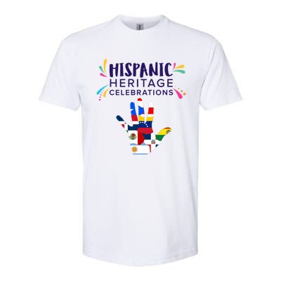 Puerto Rico Hispanic Heritage Gift Idea Funny Gift Softstyle® CVC T-Shirt