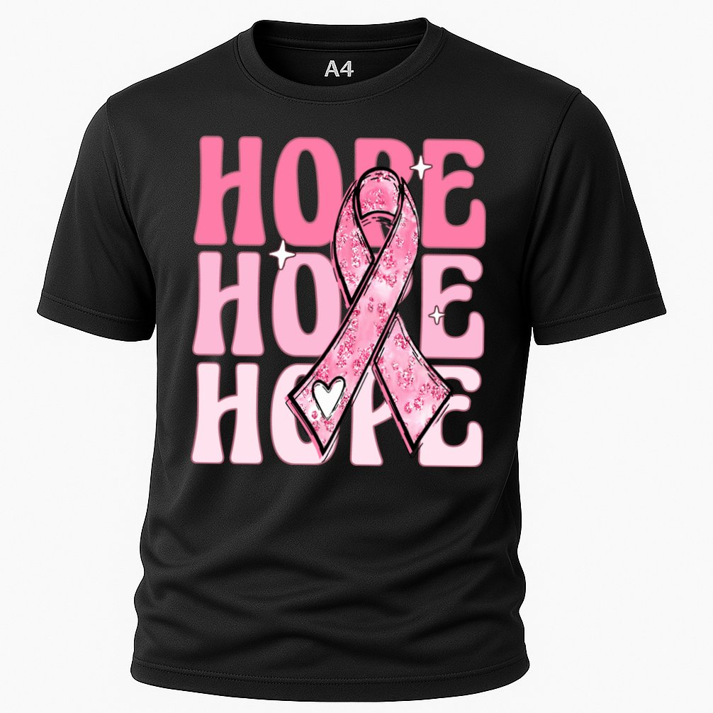 Pink Ribbon Hope Breast Cancer Performance Shirt