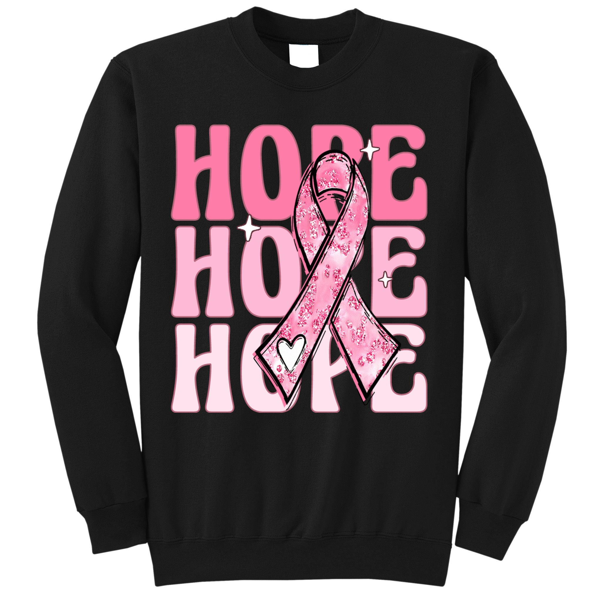 Pink Ribbon Hope Breast Cancer Sweatshirt