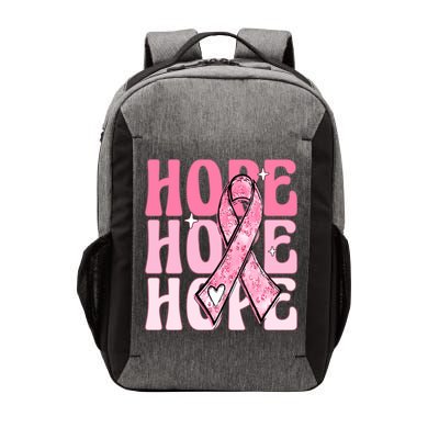 Pink Ribbon Hope Breast Cancer Vector Backpack