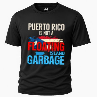 Puerto Rico Is Not A Floating Island Of Garbage Cooling Performance Crew T-Shirt