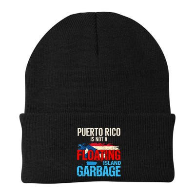 Puerto Rico Is Not A Floating Island Of Garbage Knit Cap Winter Beanie